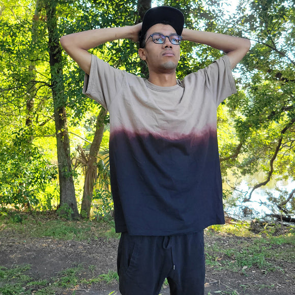 Hand Dyed Crew Neck T-Shirt