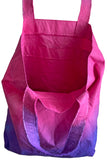 Hand Dyed & Printed Canvas Tote - Choose Print